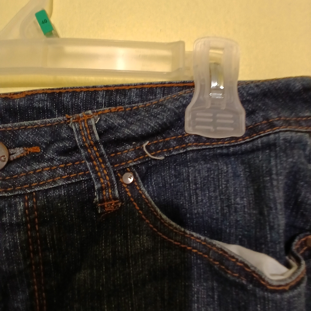 Faded Glory Dark Blue Ankle Jeans - Picture 2 of 7